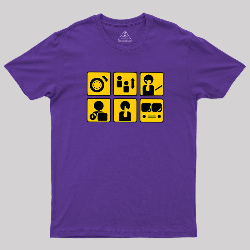 People On The Bus Geek T-Shirt