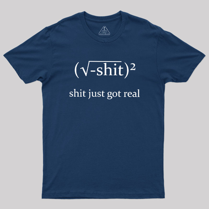 Just Got Real Geek T-Shirt