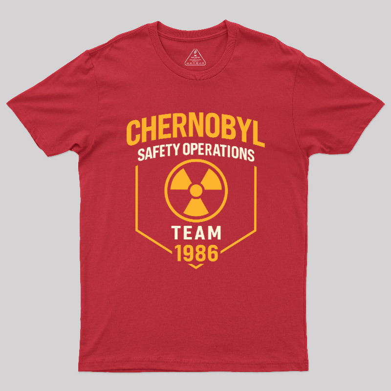 Chernobyl 1986 Safety Operations Team Geek T-Shirt