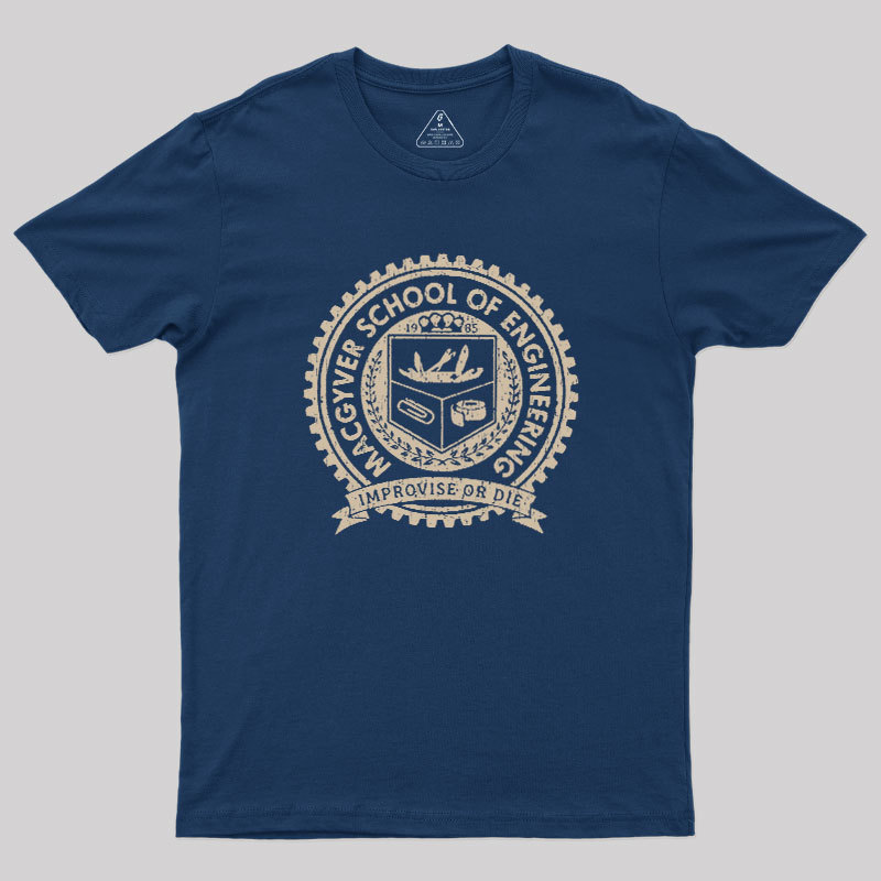 School Of Engineering Vintage Geek T-Shirt