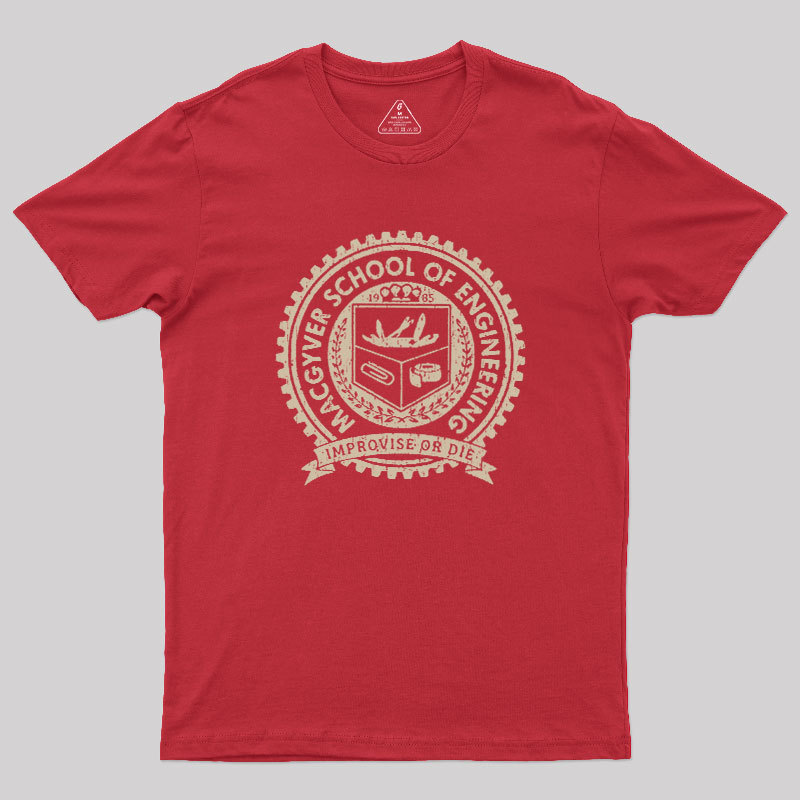 School Of Engineering Vintage Geek T-Shirt
