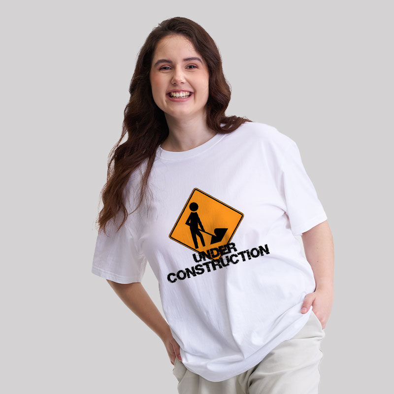 Under Construction Self Improvement Geek T-Shirt