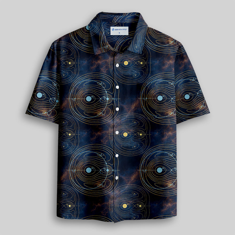 Geeksoutfit Lagrange Science Button Up Pocket Shirt for Sale