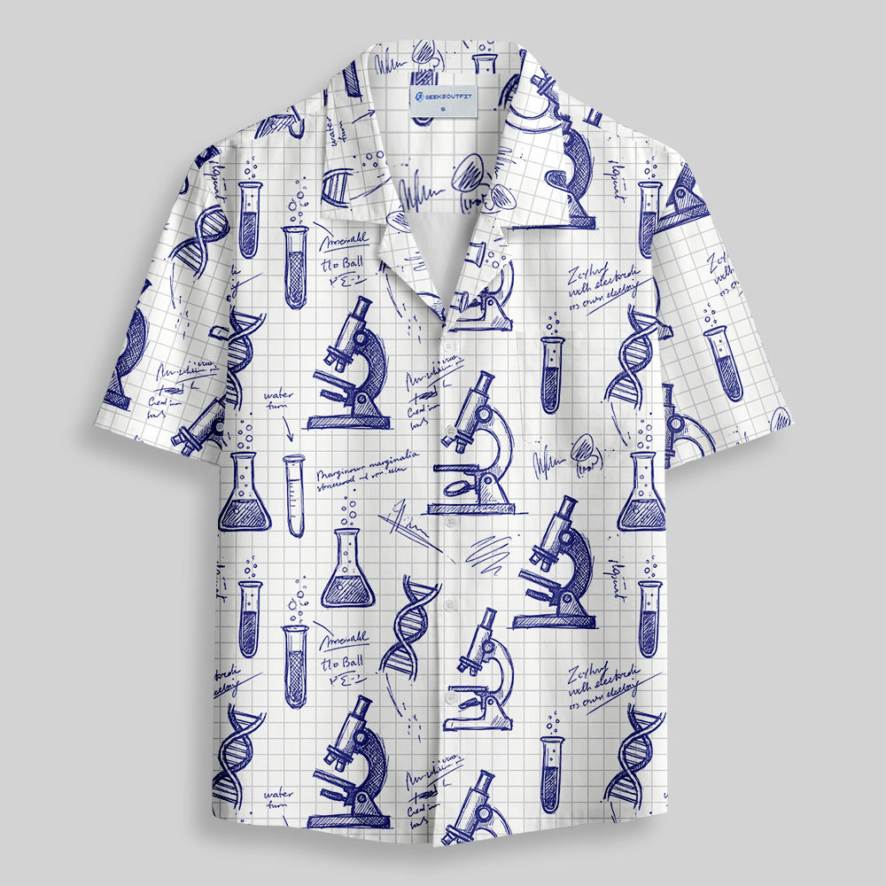 The Microscope Manuscript Button Up Pocket Shirt