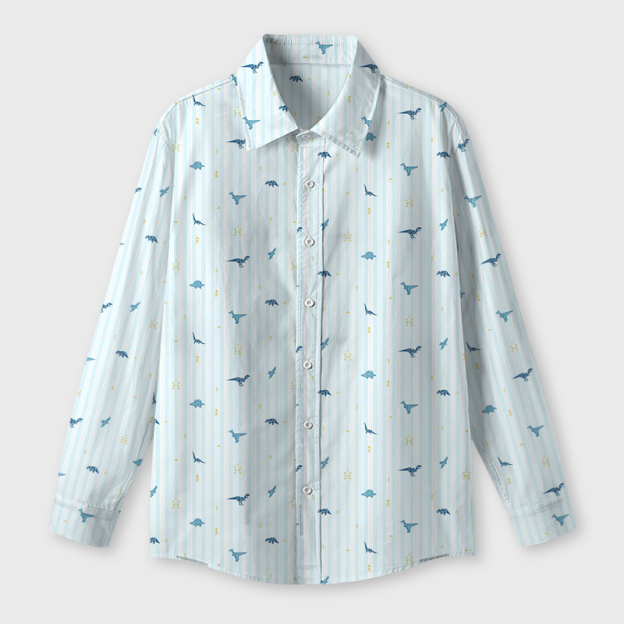 Origami Dinosaurs Geek Long-Sleeved Shirt