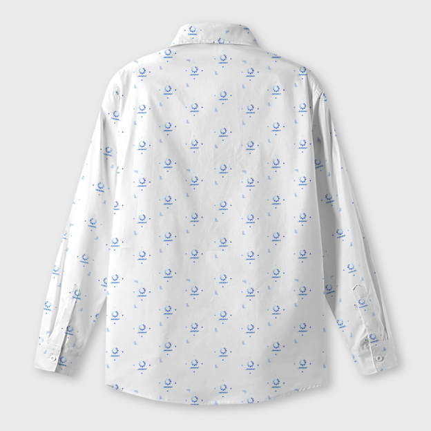 I‘m Thinking White Geek Long-Sleeved Shirt