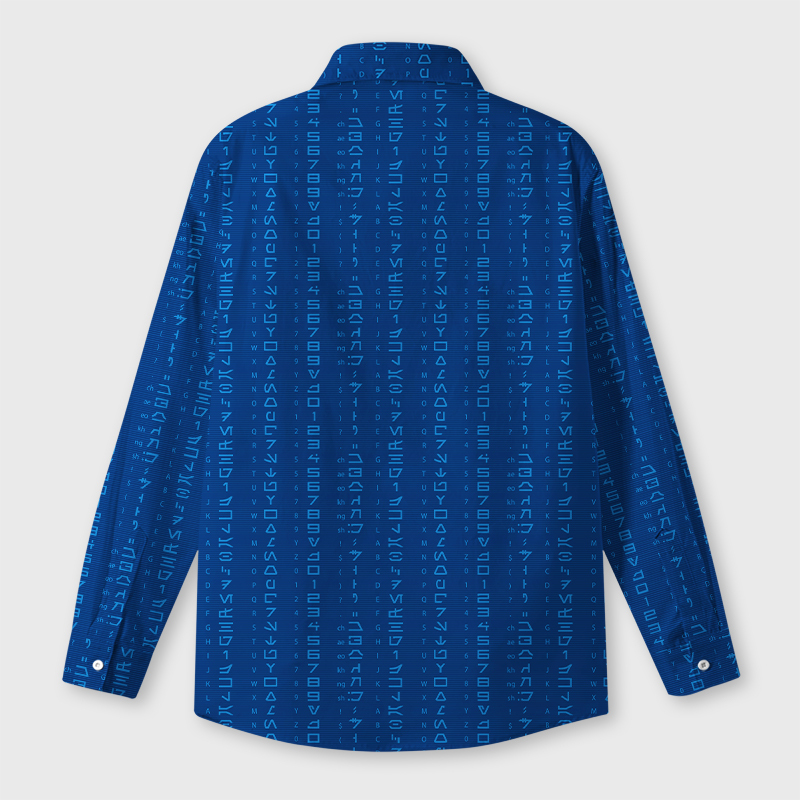 Galactic Script Geek Long-Sleeved Shirt