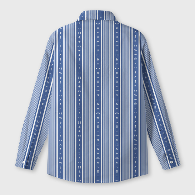 Geometric Rhythm Geek Long-Sleeved Shirt