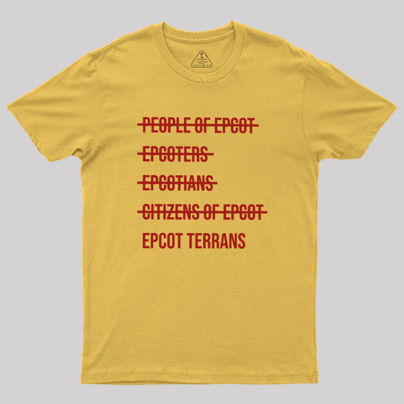 Epcot Terrans Geek T-Shirt