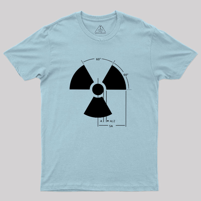 Warning Radiation Sign Geek T-Shirt