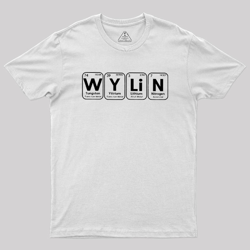 Wylin Periodic Table Geek T-Shirt
