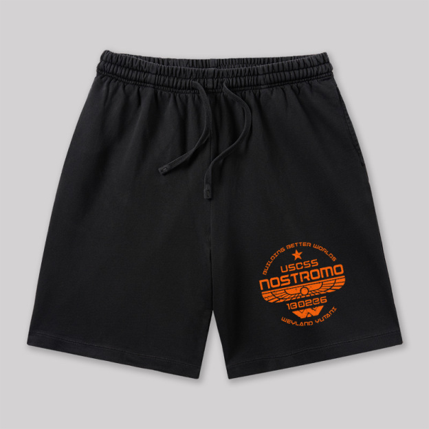 USCSS Nostromo Geeky Washed Shorts
