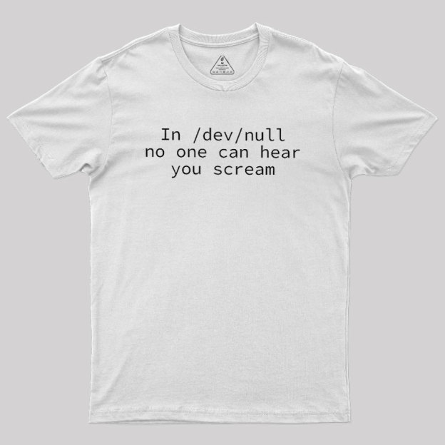 No One Can Hear You Scream Geek T-Shirt