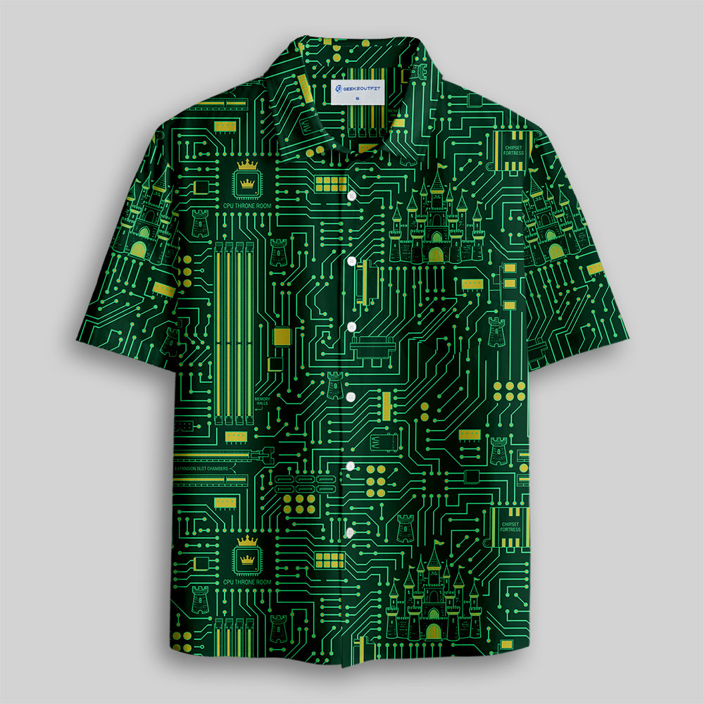 Circuit Castle Button Up Pocket Shirt
