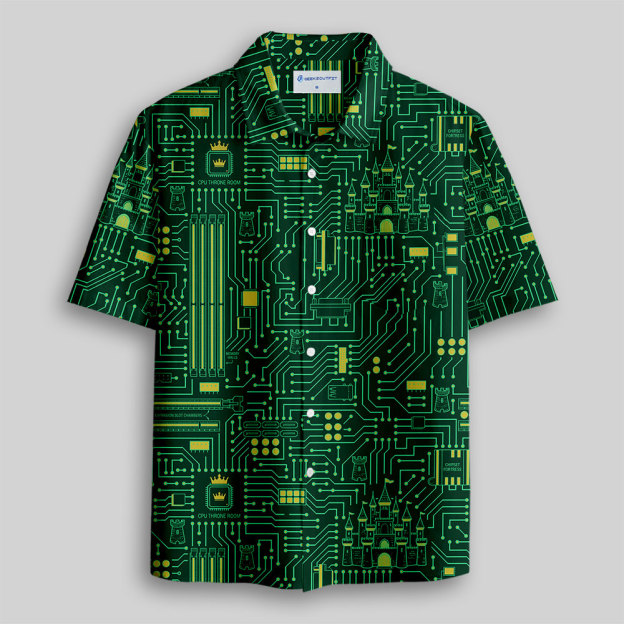 Circuit Castle Button Up Pocket Shirt