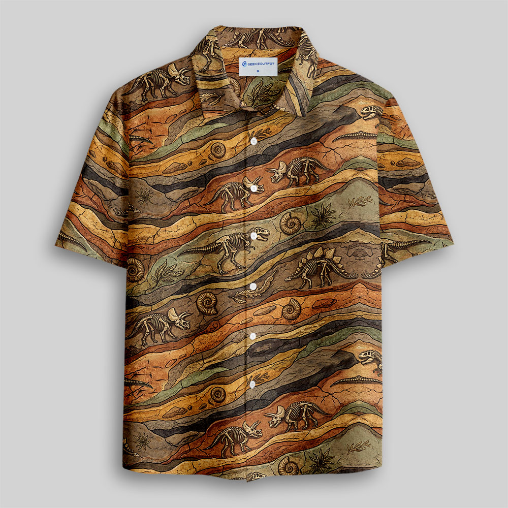 Rock Fossil Button Up Pocket Shirt