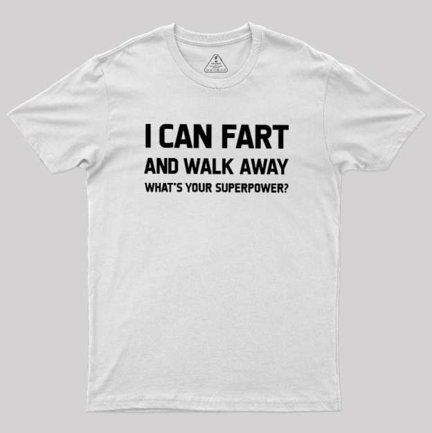 Humorous Superpower Geek T-Shirt