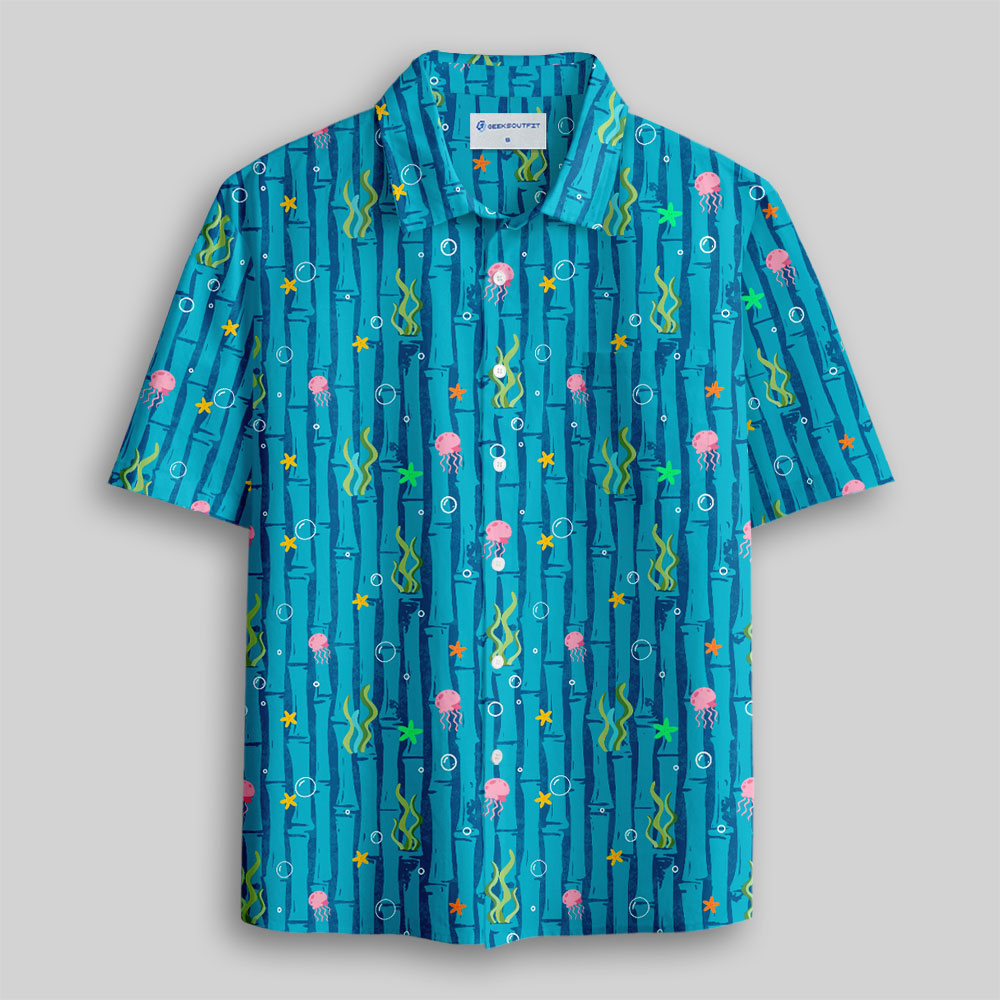 Submarine Garden Button Up Pocket Shirt