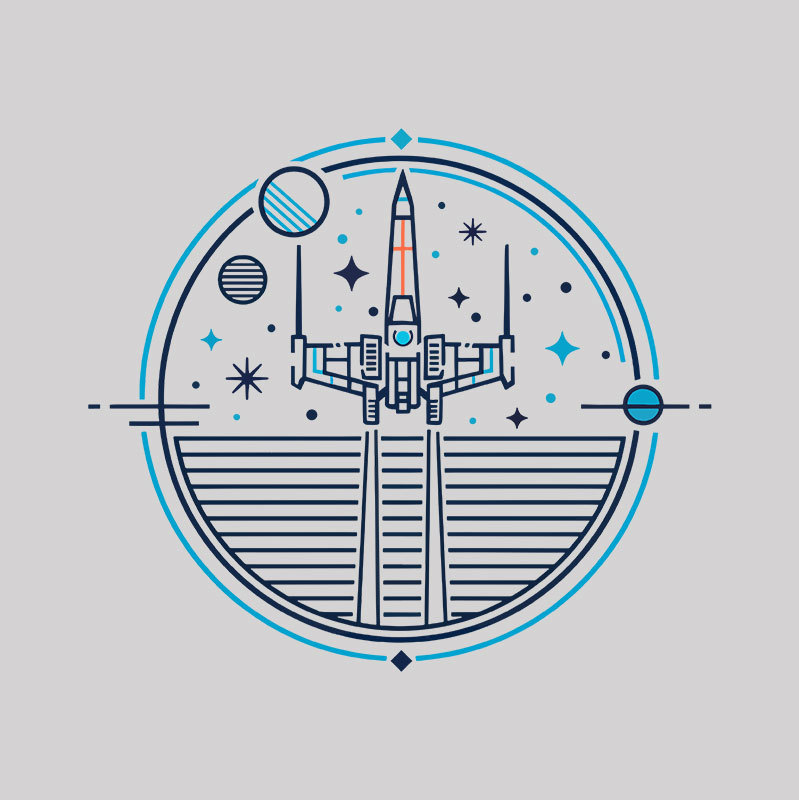 Galactic Pilot Geek T-Shirt