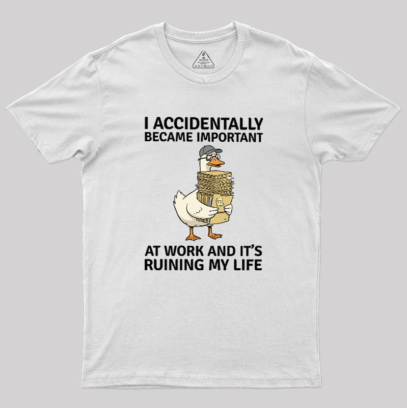 Overwhelmed Duck Geek T-Shirt
