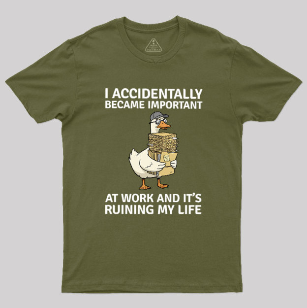 Overwhelmed Duck Geek T-Shirt
