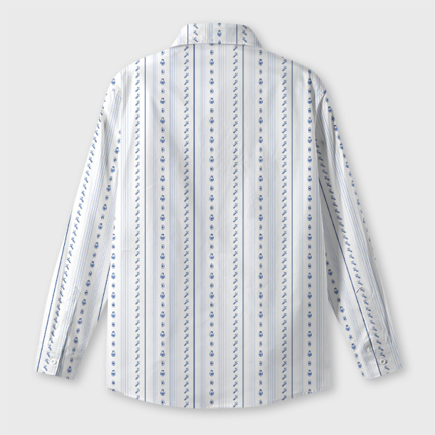 Pixel Game Icon Geek Long-Sleeved Shirt