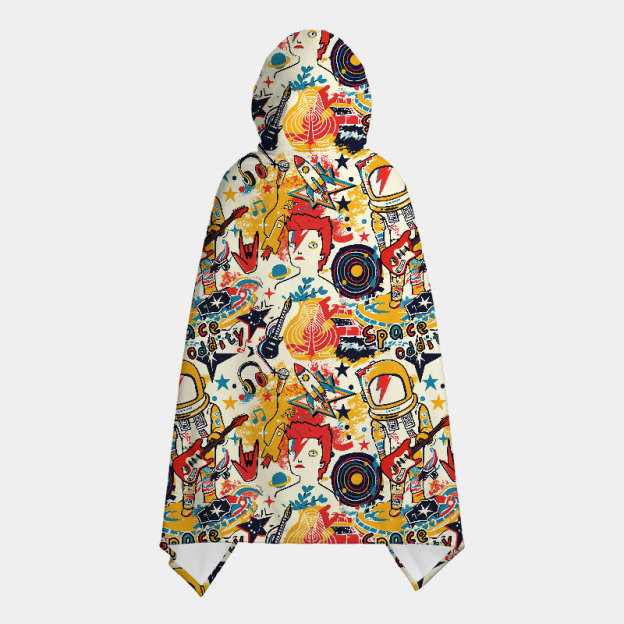Space Oddity Flannel Cloak