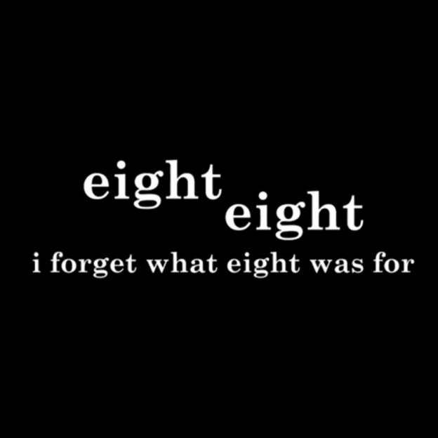 I Forget What Eight Was For Geek T-Shirt