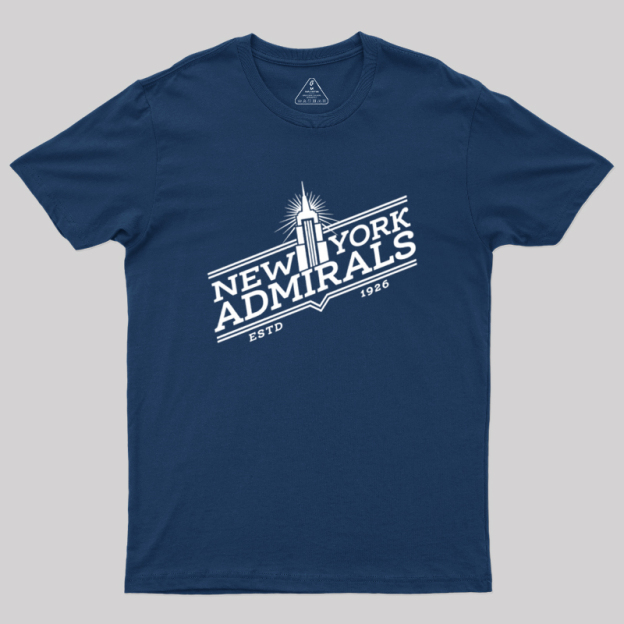 New York Admirals Heated Rivalry Geek T-Shirt