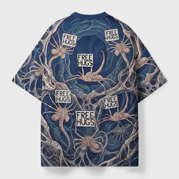 Free Hugs Geek All-Over Print T-Shirt