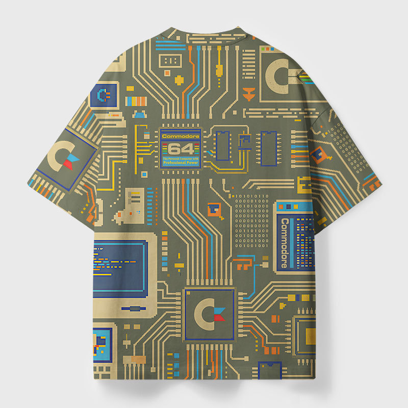 Commodore 64 Geek All-Over Print T-Shirt