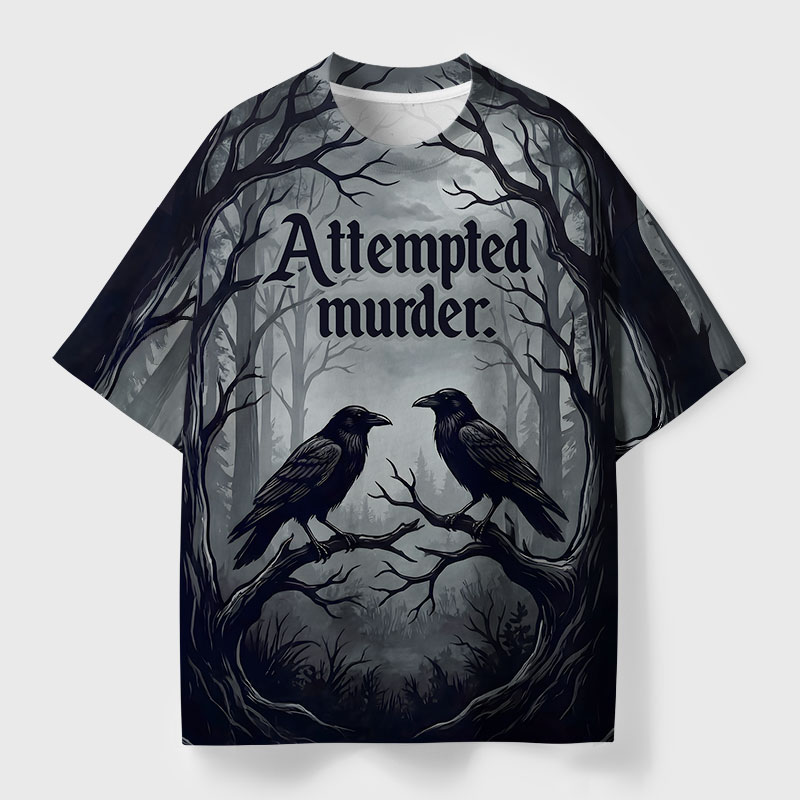 Attempted Murder Geek All-Over Print T-Shirt
