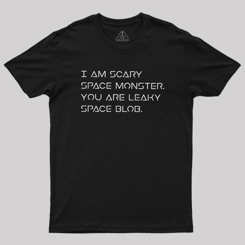 Scary Space Monster Geek T-Shirt
