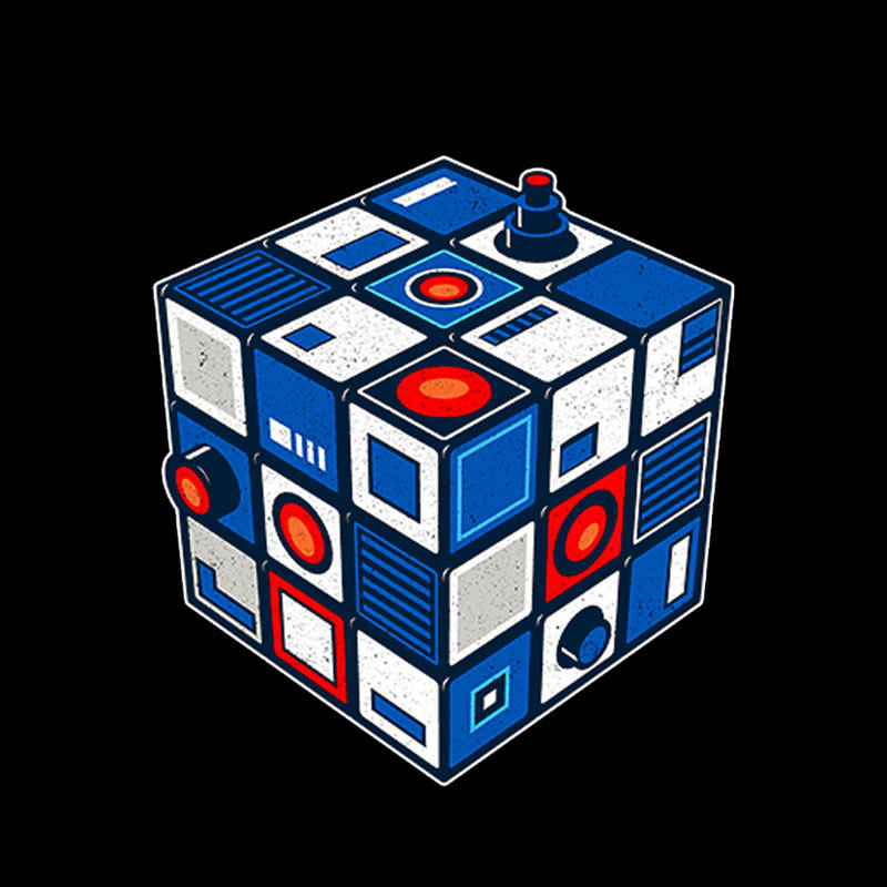 Droid Cube Geek T-Shirt