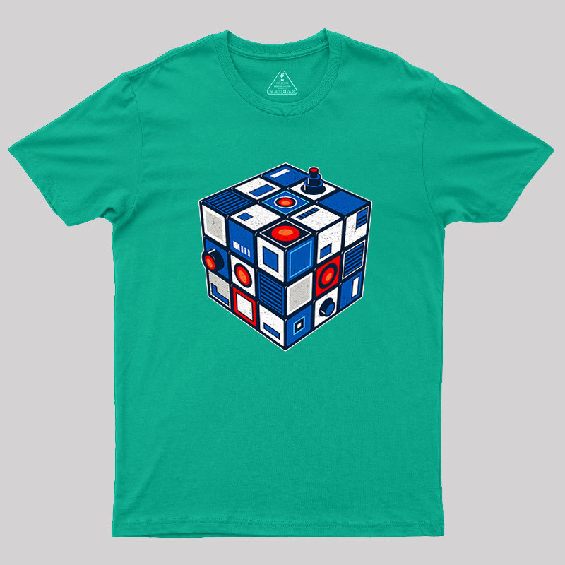 Droid Cube Geek T-Shirt