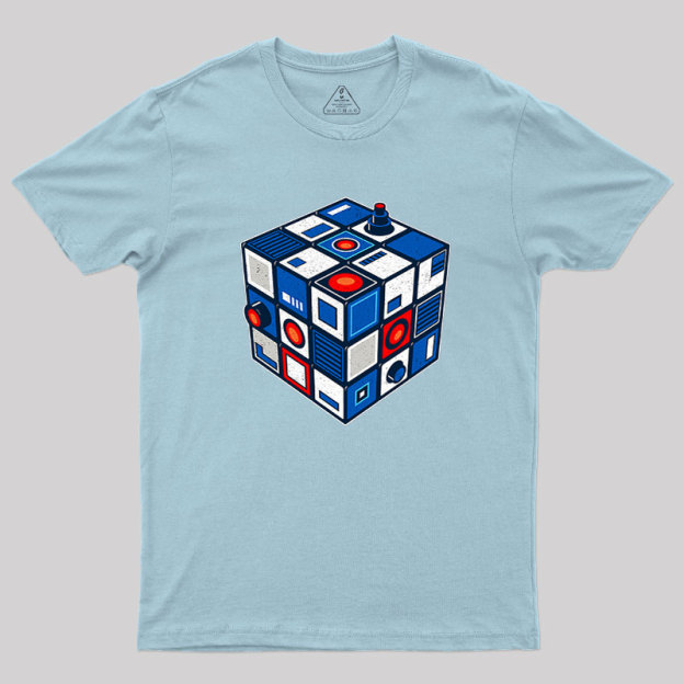 Droid Cube Geek T-Shirt
