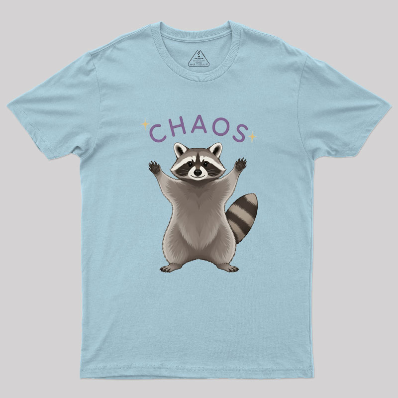 Raccoon Chaos Geek T-Shirt