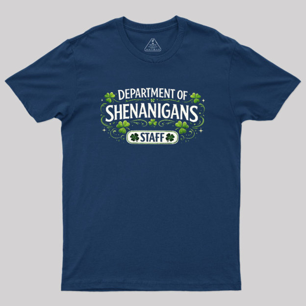 Department of Shenanigans Staff Geek T-Shirt