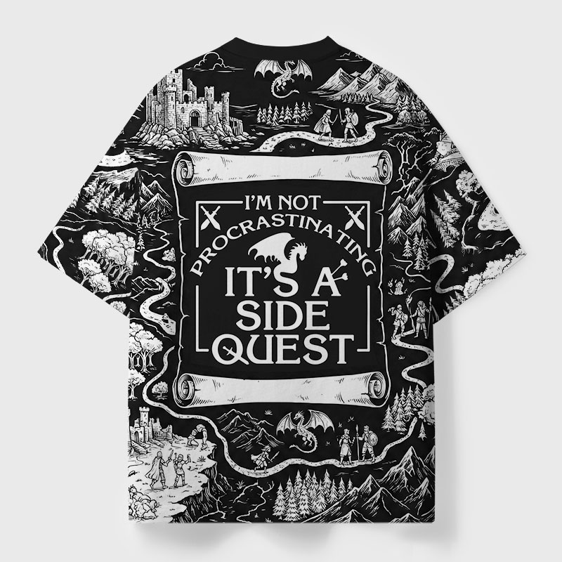 I'm Doing Side Quests Geek All-Over Print T-Shirt