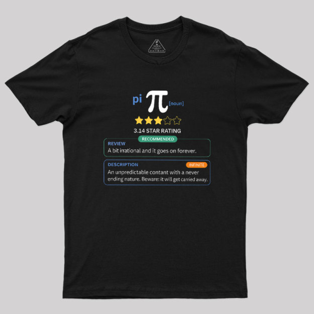 Pi Star Rating Geek T-Shirt