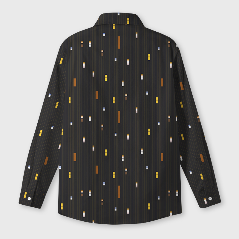 Force Pattern Geek Long-Sleeved Shirt