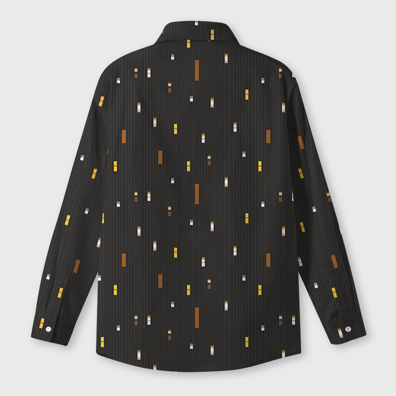 Force Pattern Geek Long-Sleeved Shirt