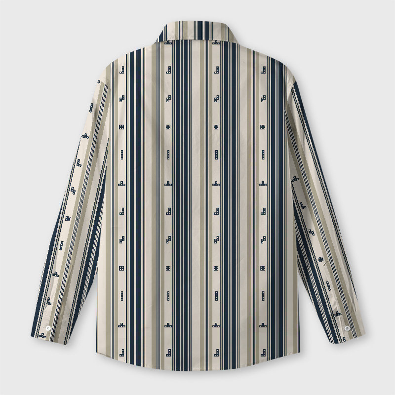 Matrix Stripes Geek Long-Sleeved Shirt
