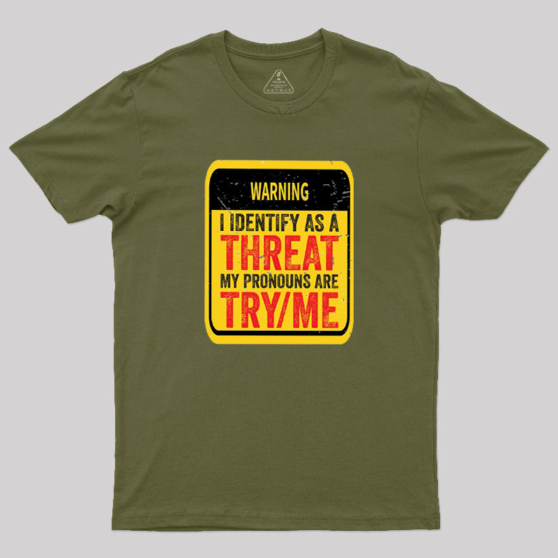 Warning Humor Geek T-Shirt