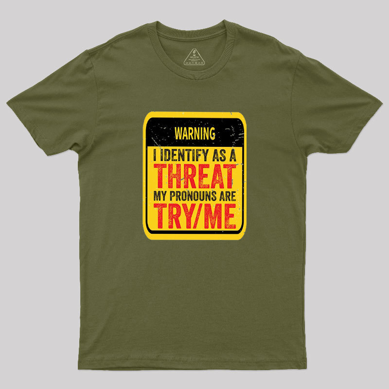 Warning Humor Geek T-Shirt