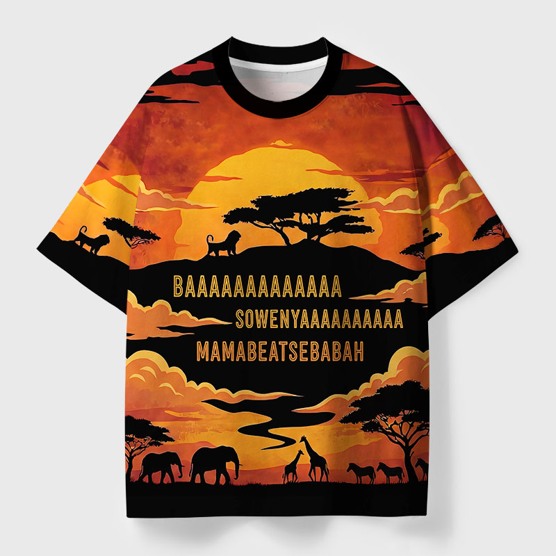 BAAAA Song Geek All-Over Print T-Shirt