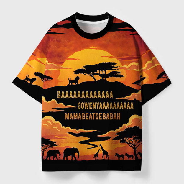 BAAAA Song Geek All-Over Print T-Shirt