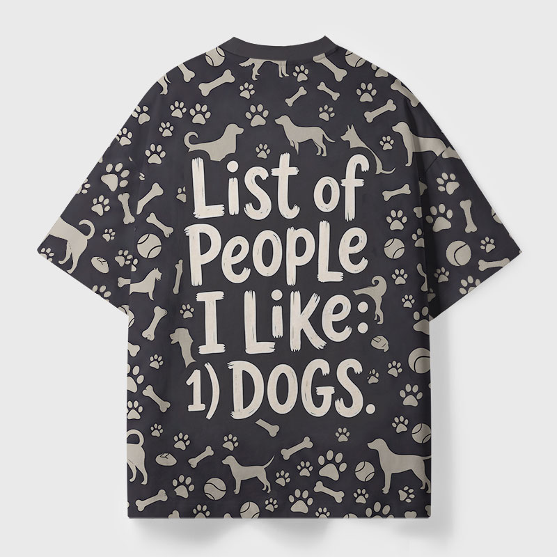 Dog Over People Club Geek All-Over Print T-Shirt