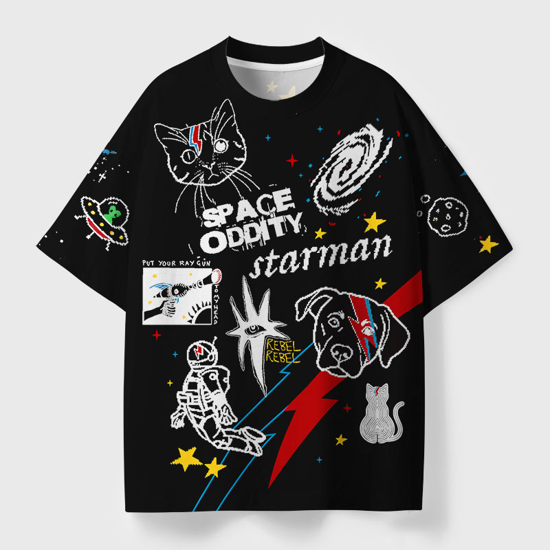 Starman Geek All-Over Print T-Shirt