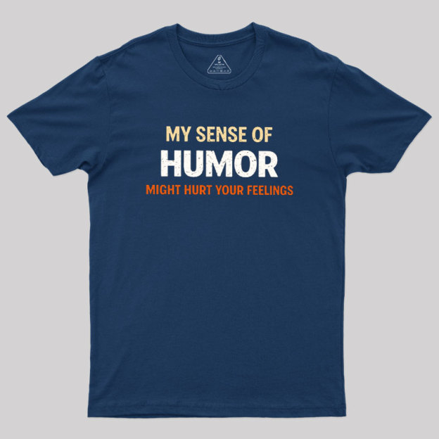 Sarcasm Warning Geek T-Shirt